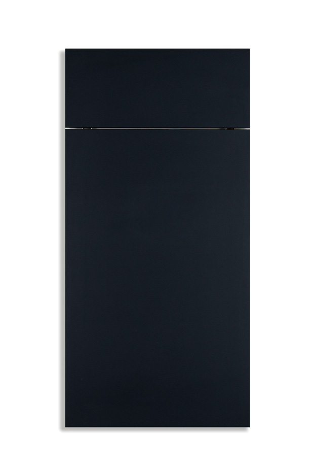 Luxe Zenit Black Cabinet Door - matte black kitchen cabinets